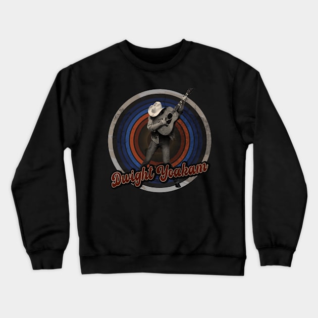 Dwight Yoakam Crewneck Sweatshirt by JakQueApparels